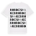 Rondeshagen ordlek t-shirt
