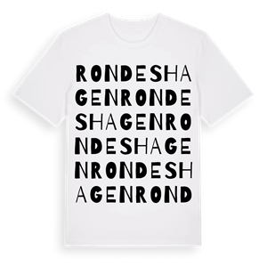 Rondeshagen ordlek t-shirt – ekologisk bomull t-shirt från Pinshirt