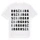 Roseburg ordlek t-shirt