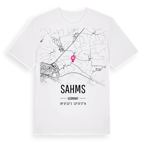 Sahms karta t-shirt – ekologisk bomull t-shirt från Pinshirt