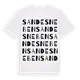 Sandesneben ordlek t-shirt
