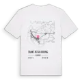 Sankt Peter-Ording karta t-shirt