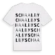 Schaalby ordlek t-shirt