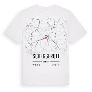 Scheggerott karta t-shirt – ekologisk bomull t-shirt från Pinshirt