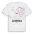 Schenefeld karta t-shirt