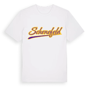 Schenefeld baseball t-shirt – ekologisk bomull t-shirt från Pinshirt