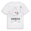 Schenefeld karta t-shirt