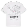 Schenefeld karta t-shirt