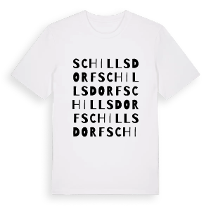 Schillsdorf ordlek t-shirt – ekologisk bomull t-shirt från Pinshirt