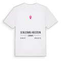 Schleswig-Holstein karta t-shirt