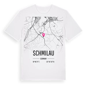Schmilau karta t-shirt – ekologisk bomull t-shirt från Pinshirt