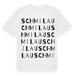 Schmilau ordlek t-shirt – ekologisk bomull t-shirt från Pinshirt