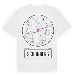 Schönberg t-shirt – ekologisk bomull t-shirt från Pinshirt