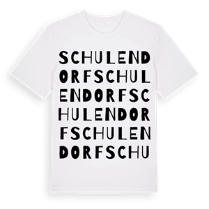 Schulendorf ordlek t-shirt – ekologisk bomull t-shirt från Pinshirt