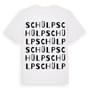 Schülp ordlek t-shirt – ekologisk bomull t-shirt från Pinshirt
