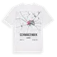 Schwarzenbek karta t-shirt