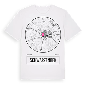 Schwarzenbek t-shirt – ekologisk bomull t-shirt från Pinshirt