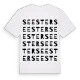 Seester ordlek t-shirt