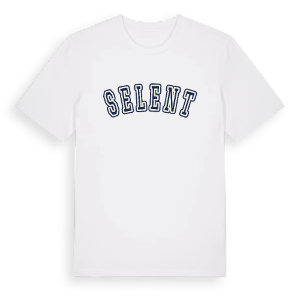 Selent college t-shirt – ekologisk bomull t-shirt från Pinshirt