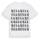 Selk ordlek t-shirt