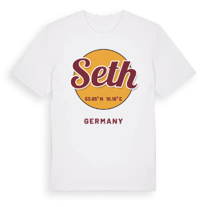 Seth cirkel t-shirt – ekologisk bomull t-shirt från Pinshirt