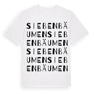 Siebenbäumen ordlek t-shirt – ekologisk bomull t-shirt från Pinshirt