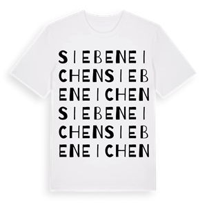 Siebeneichen ordlek t-shirt – ekologisk bomull t-shirt från Pinshirt