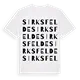 Sirksfelde ordlek t-shirt