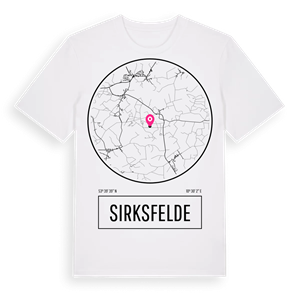 Sirksfelde t-shirt – ekologisk bomull t-shirt från Pinshirt