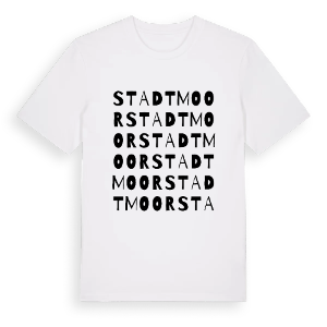 Stadtmoor ordlek t-shirt – ekologisk bomull t-shirt från Pinshirt