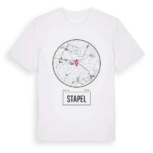 Stapel t-shirt – ekologisk bomull t-shirt från Pinshirt
