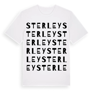 Sterley ordlek t-shirt – ekologisk bomull t-shirt från Pinshirt