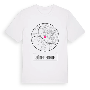 Südfriedhof t-shirt – ekologisk bomull t-shirt från Pinshirt