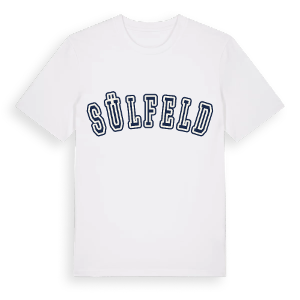 Sülfeld college t-shirt – ekologisk bomull t-shirt från Pinshirt