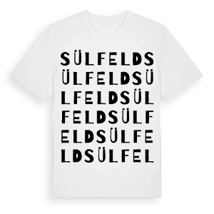 Sülfeld ordlek t-shirt – ekologisk bomull t-shirt från Pinshirt