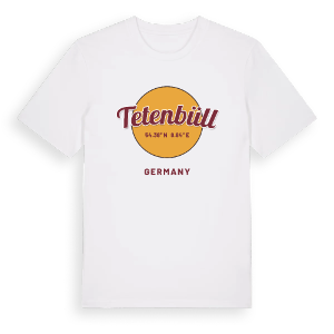 Tetenbüll cirkel t-shirt – ekologisk bomull t-shirt från Pinshirt