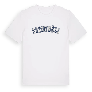 Tetenbüll college t-shirt – ekologisk bomull t-shirt från Pinshirt