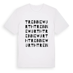 Trennewurth ordlek t-shirt – ekologisk bomull t-shirt från Pinshirt