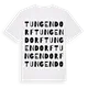 Tungendorf ordlek t-shirt