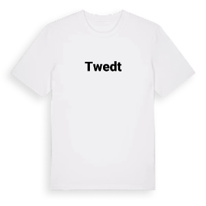 Twedt fetstil t-shirt – ekologisk bomull t-shirt från Pinshirt