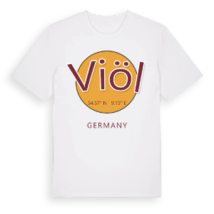 Viöl cirkel t-shirt – ekologisk bomull t-shirt från Pinshirt