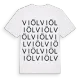 Viöl ordlek t-shirt