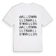Wallen ordlek t-shirt