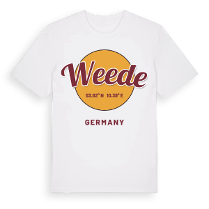 Weede cirkel t-shirt – ekologisk bomull t-shirt från Pinshirt