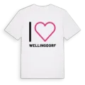 Jag älskar Wellingdorf t-shirt stort tryck