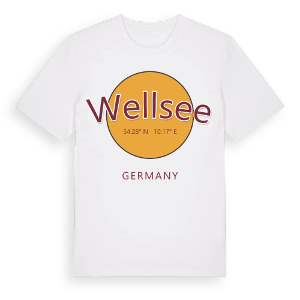 Wellsee cirkel t-shirt – ekologisk bomull t-shirt från Pinshirt
