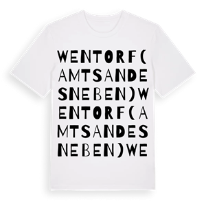 Wentorf (Amt Sandesneben) ordlek t-shirt – ekologisk bomull t-shirt från Pinshirt