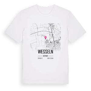 Wesseln karta t-shirt – ekologisk bomull t-shirt från Pinshirt