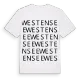 Westensee ordlek t-shirt