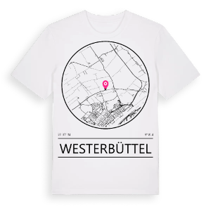 Westerbüttel t-shirt – ekologisk bomull t-shirt från Pinshirt